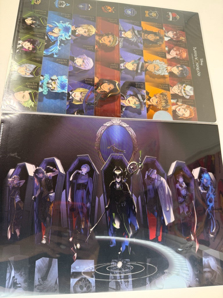 Twisted Wonderland Clear File Set Riddle Vil Kalim Malleus Idia Floyd Ruggie