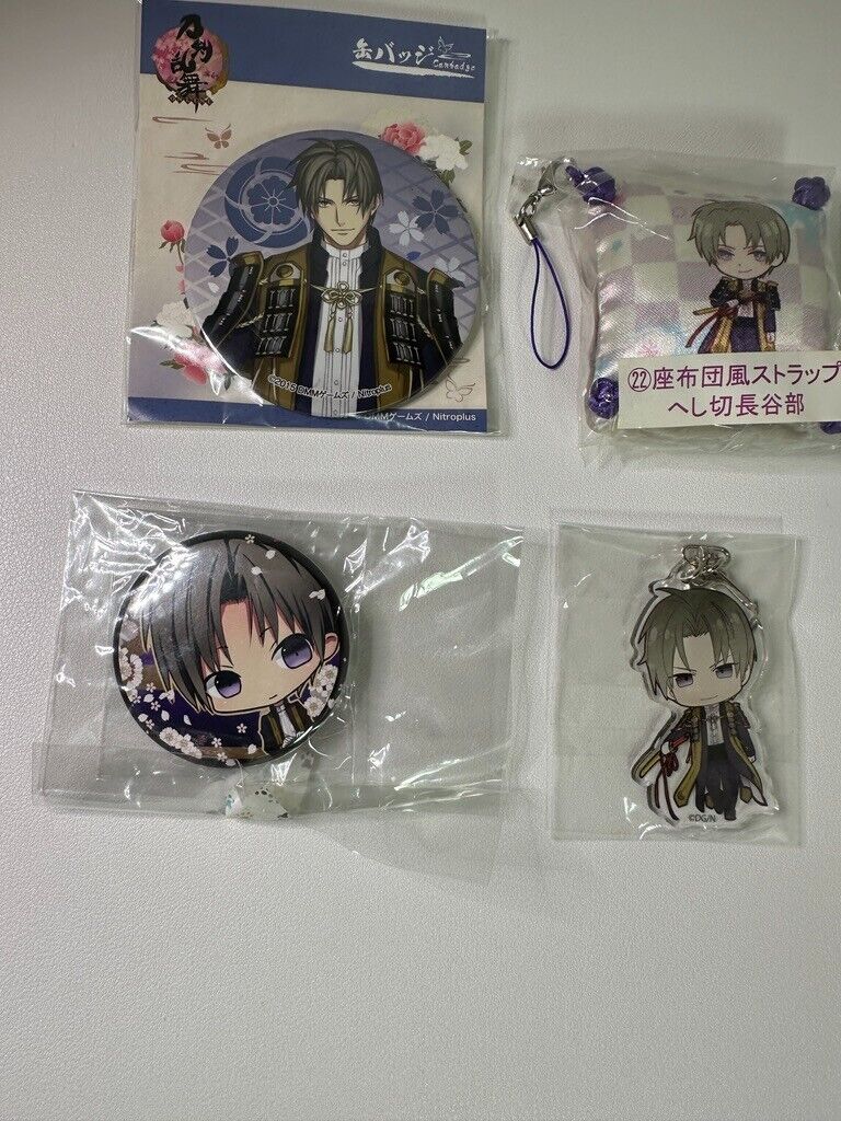 Touken Ranbu Online Heshikiri Hase Can Badge Pillow Charm Acrylic Keycain Set