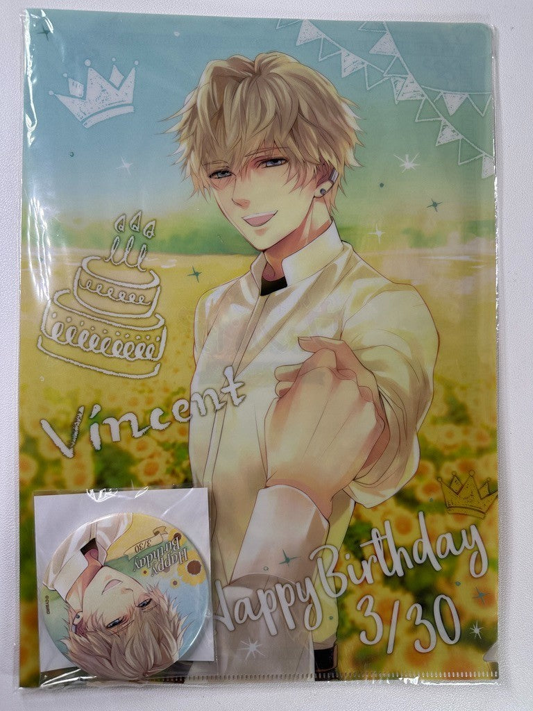 Ikemen Vampire Clear File Can Badge Set Vincent Van Gogh