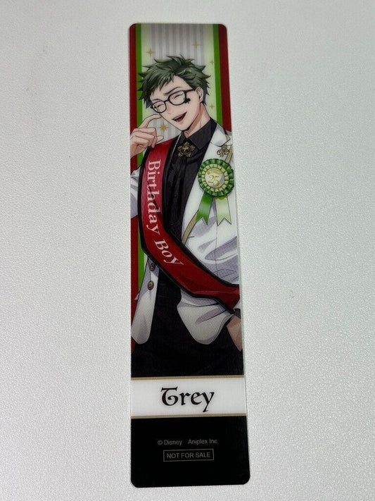 Twisted Wonderland Birthday Boy Clear Bookmark Heartslabyul Trey Clover