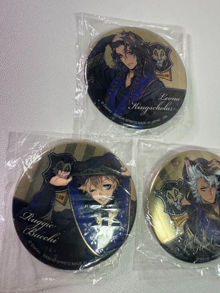 Twisted Wonderland Can Badge Set Savanaclaw Leona Jack Ruggie Ceremony