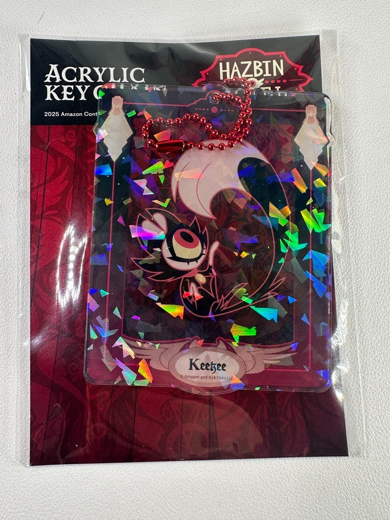 Hazbin Hotel Ikebukuro PopUp Shop KeeKee Hologram Acrylic Charm