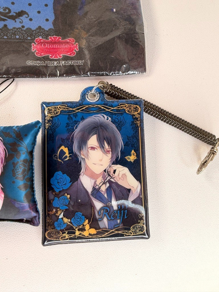 Diabolik Lovers Drawstring Bag Mini Pillow Charm Card Case Reiji Sakamaki
