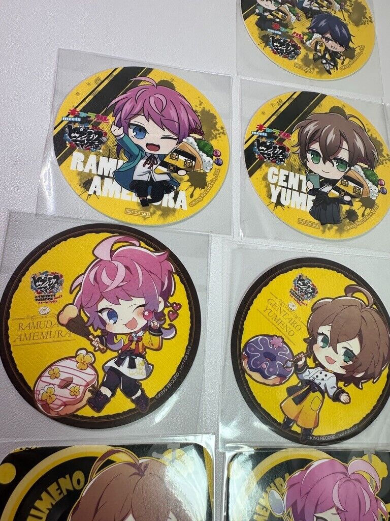Hypnosis Mic Division Rap Battle Cafe Coaster Fling Posse Ramuda Dice Gentaro