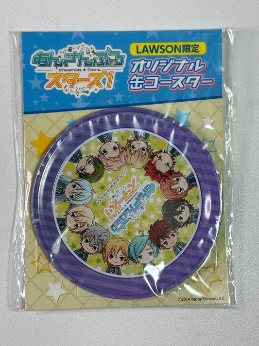 Ensemble Stars Happy Elements  Lawson Collab Coaster  and Stand Purple