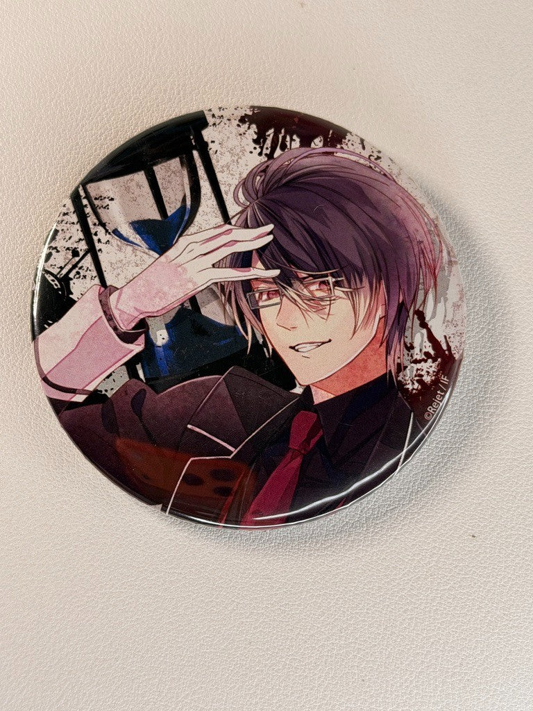 Diabolik Lovers Medium Can Badge Reiji Sakamaki Time Piece