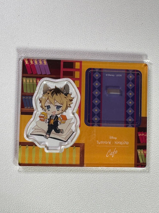 Twisted Wonderland Cafe Acrylic Stand Savanaclaw Ruggie Bucchi