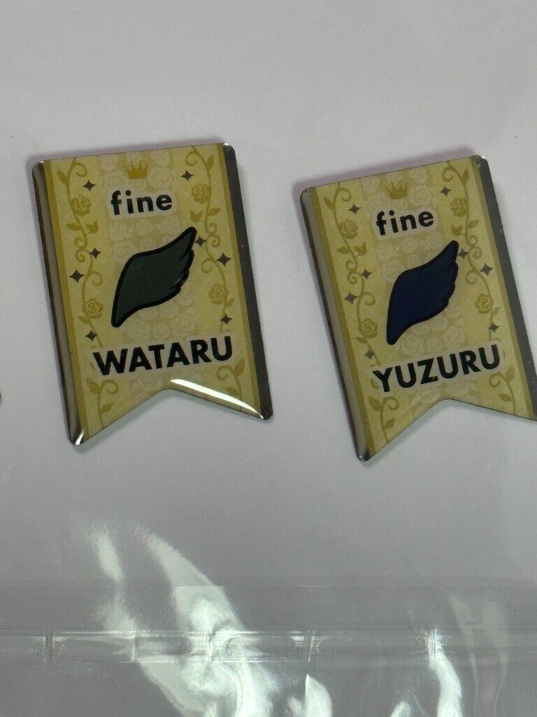 Ensemble Stars! TV Animation Purchase Bonus Pin Set  Tori Eichi Wataru Yuzuru