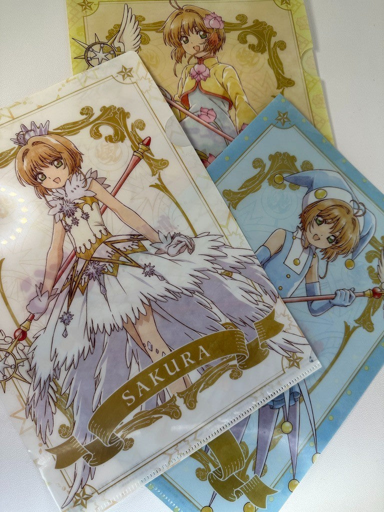 Card Captor Sakura Costume Clear File Set Yue Blue