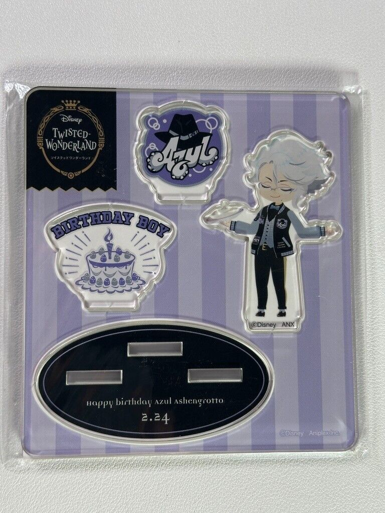 Twisted Wonderland Octavinelle Azul Ashengrotto  Union Birthday Acrylic Stand
