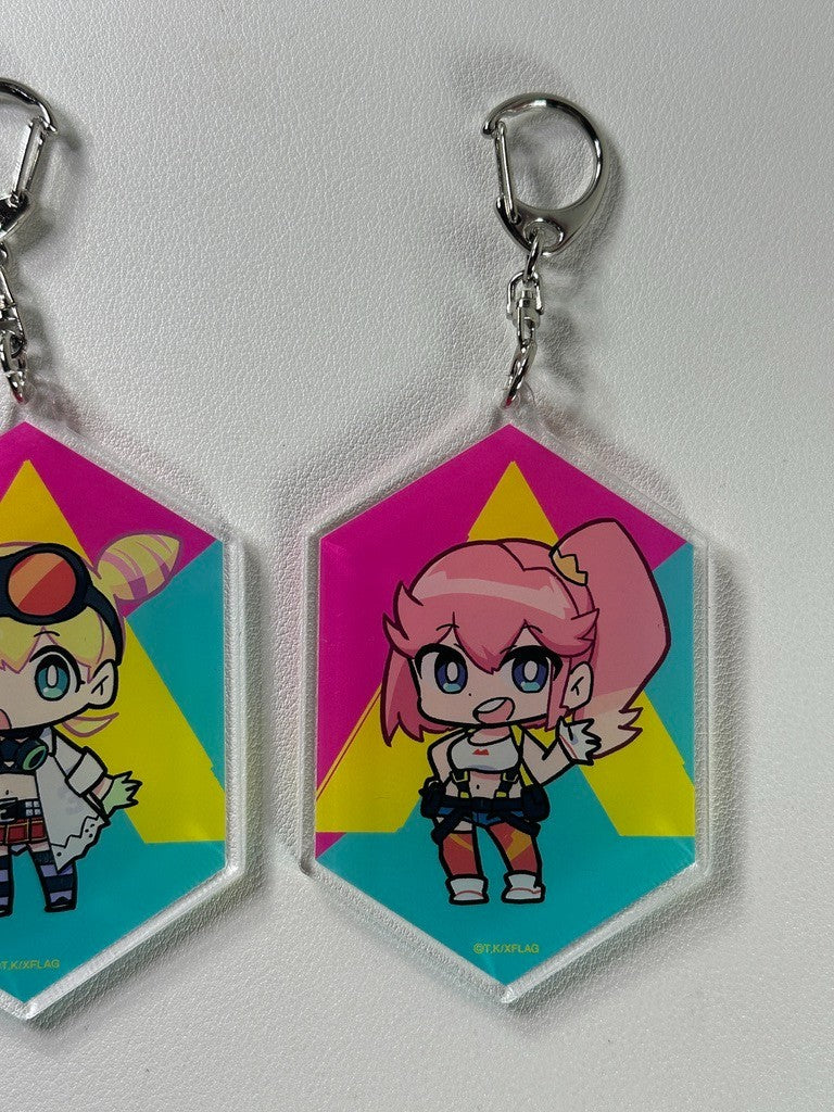 Promare Acrylic Keychain  Set Lucia Fex Aina Ardebit