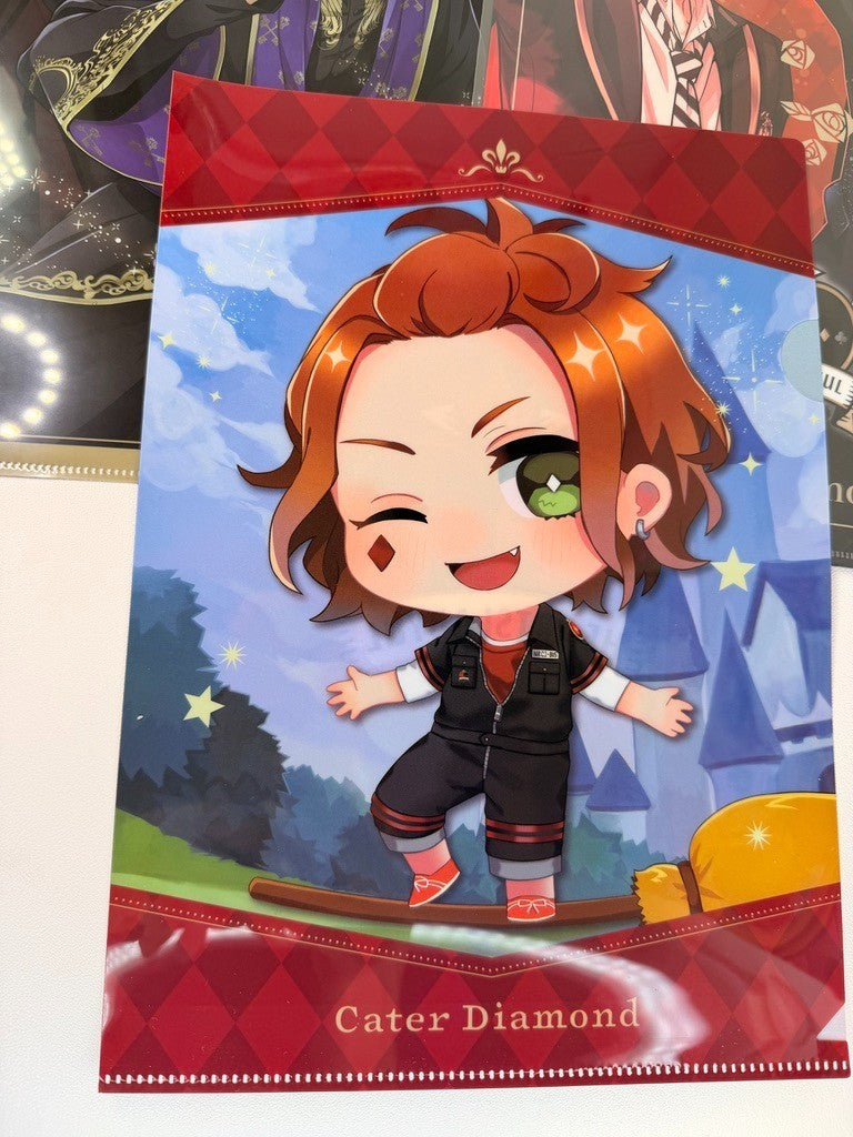 Twisted Wonderland Clear File Set Heartslabyul Cater Diamond