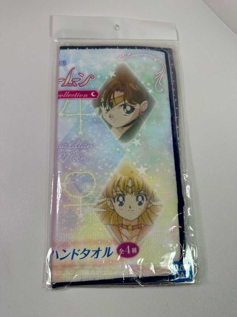 Sailor Moon Ichiban Kuji Hand Towel Mercury Mars Jupiter Venus NEW