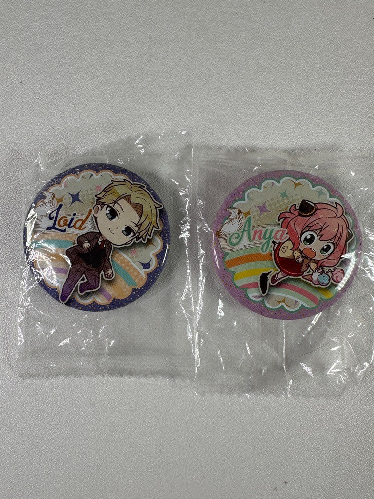 Spy x Family Loid Anya Forger Can Badge Set