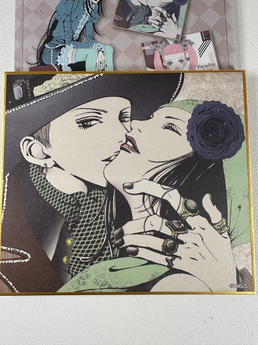 Paradise Kiss 25th Anniversary Shikishi Board Joji George Koizumi Yukari Carolin