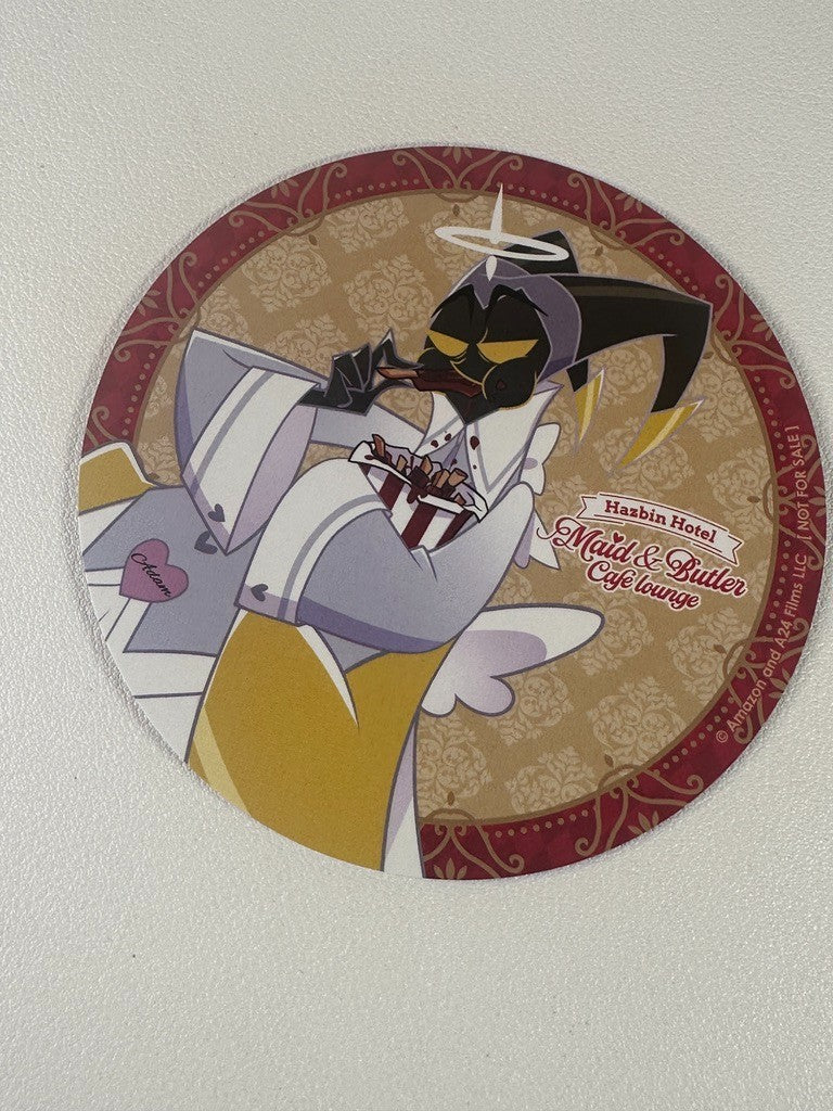 Hazbin Hotel Animate Maids and Butlers Paper Coaster Adam