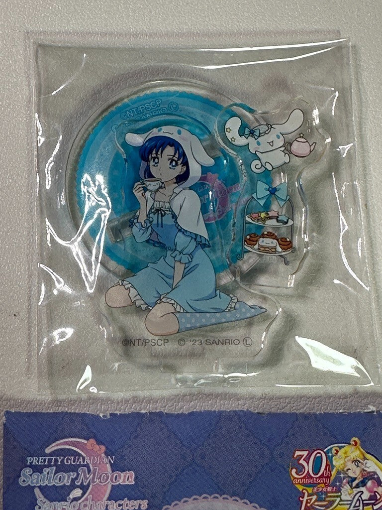 Sailor Moon X Sanrio Collab Acrylic Stand Ami Mizuno Cinnamon Roll