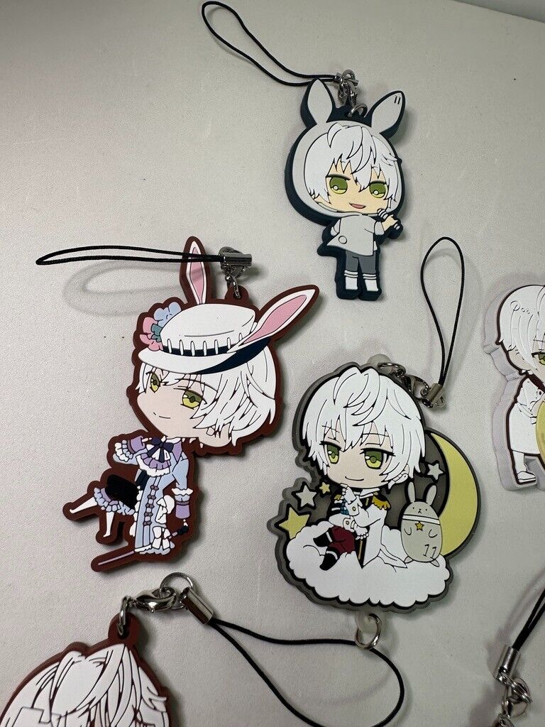 TSUKIUTA TSUKIUSA Procellarum Six Gravity Rubber Charm Shun Shimotsuki Set