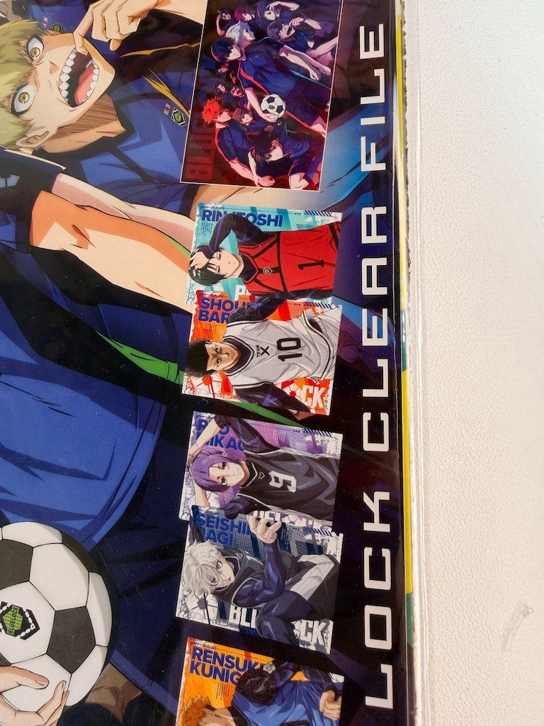 Blue Lock Clear File Book Set Reo Nagi Bachira Chigiri Rin