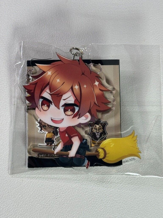 Twisted Wonderland Heartslabyul Ace Trappola Broom Acrylic Keyholder