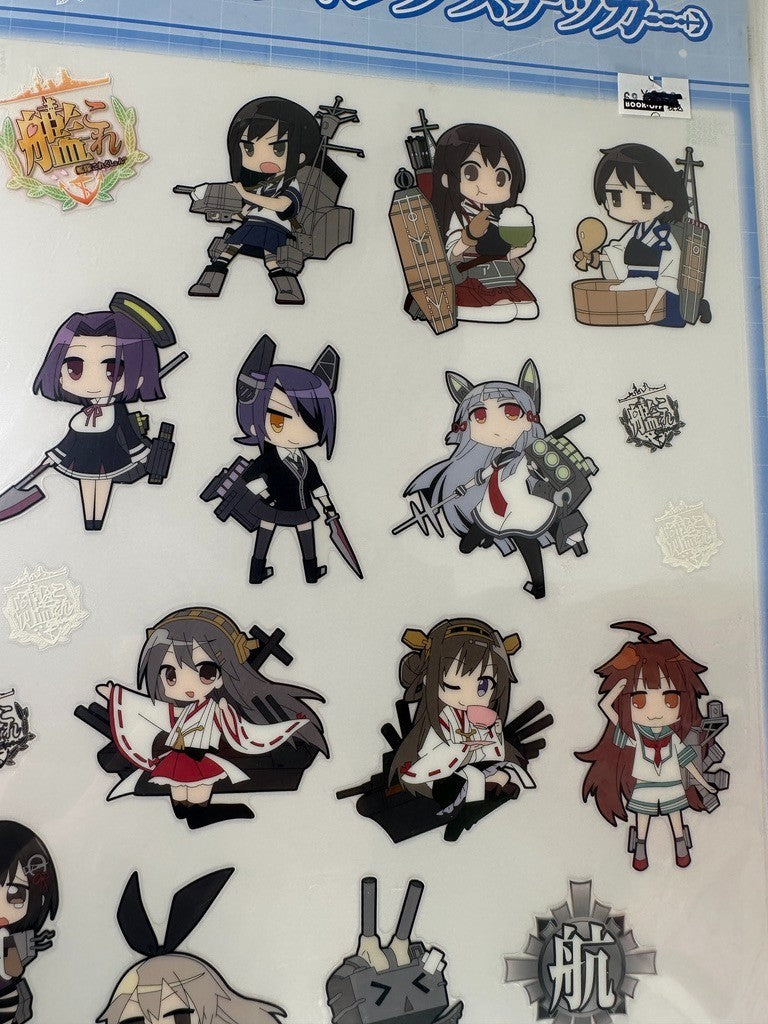 Kantai Collection Kancolle Cut Sticker Sheet Tatsuta Kuma Kaga Haruna Akagi