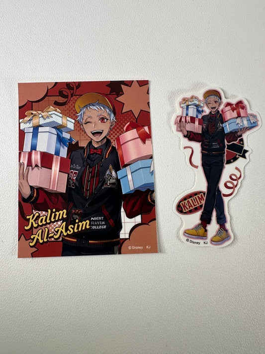 Twisted Wonderland Union Birthday Sticker Set Scarabia Kalim AlAsim