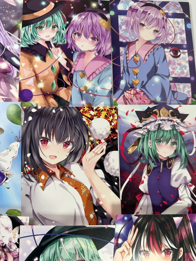 Touhou Project Postcard Set Remilia Reimu Wakasagi Hime Cirno