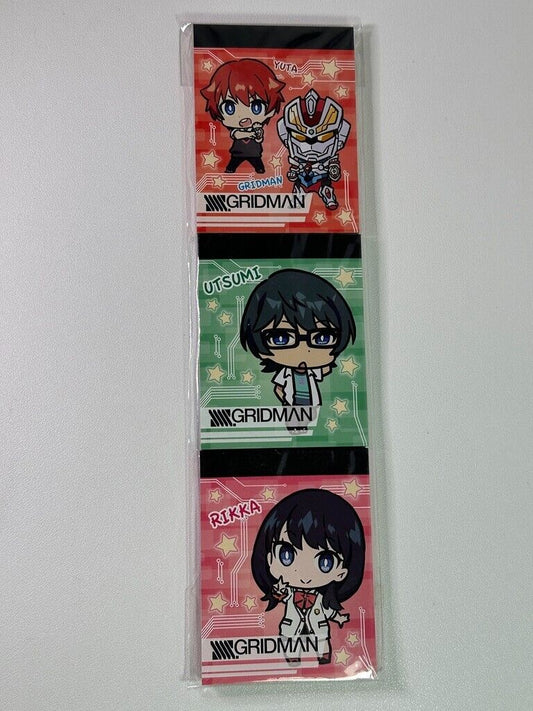 Gridman 3P Notepad Ssss. Gridman Set of 3 A Note Pad Yuta Utsumi Rikka