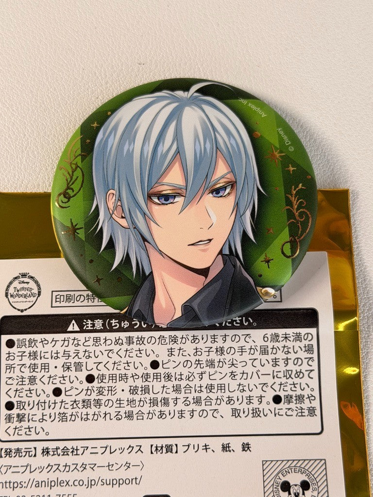 Twisted Wonderland 5th Anniversary Blazing Jewel Badge Diasomnia Silver