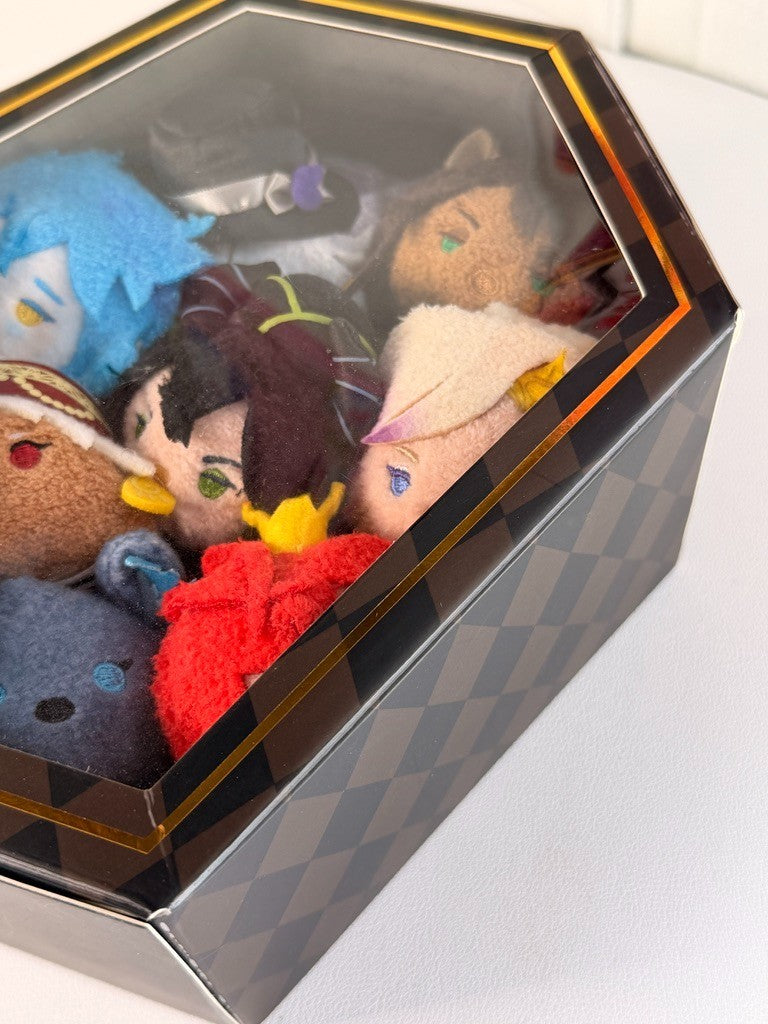 AS IS Twisted Wonderland Tsum Tsum Coffin Box Set Riddle Leona Azul Kalim Vil