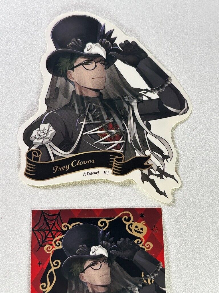 Twisted Wonderland Scary Dress Alt Ver Sticker Set Heartslabyul Trey Clover