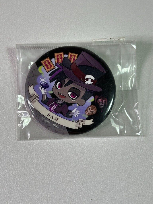 Twisted Wonderland Can Badge Night Raven College Sam Chibi Peko