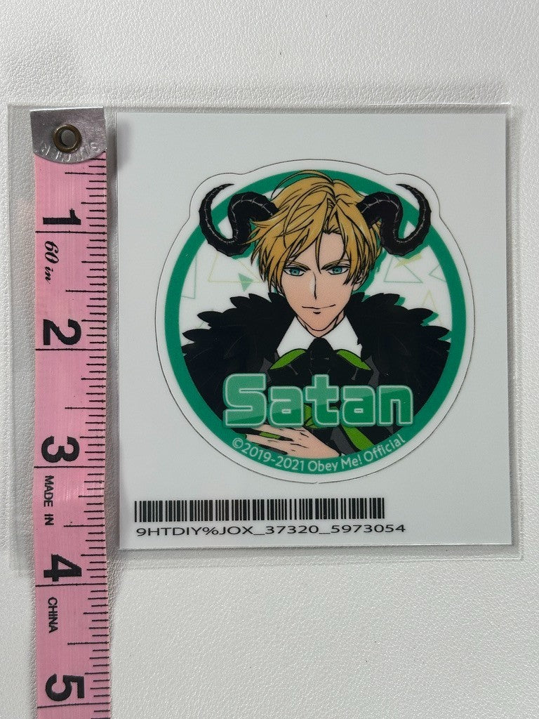 Obey Me! Marvelous Inc Circle Sticker Satan