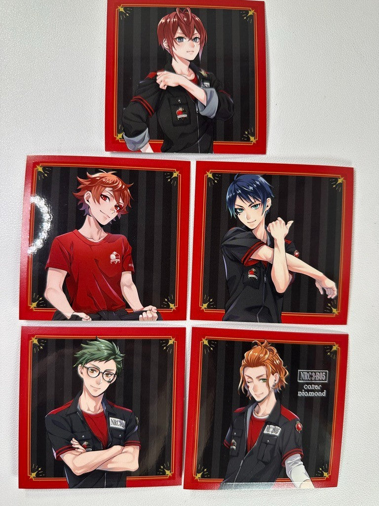 Twisted Wonderland Gym Card Set Heartslabyul Riddle Ace Deuce Trey Cater