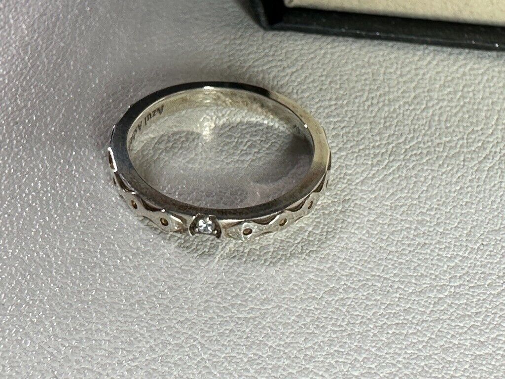 Twisted Wonderland Octavinelle Azul Ashengrotto Flat Silver Ring Size 5 THE KISS