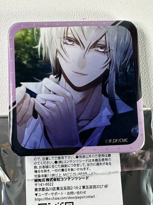 Collar x Malice Okazaki Kei 8th Ann Square Can Badge