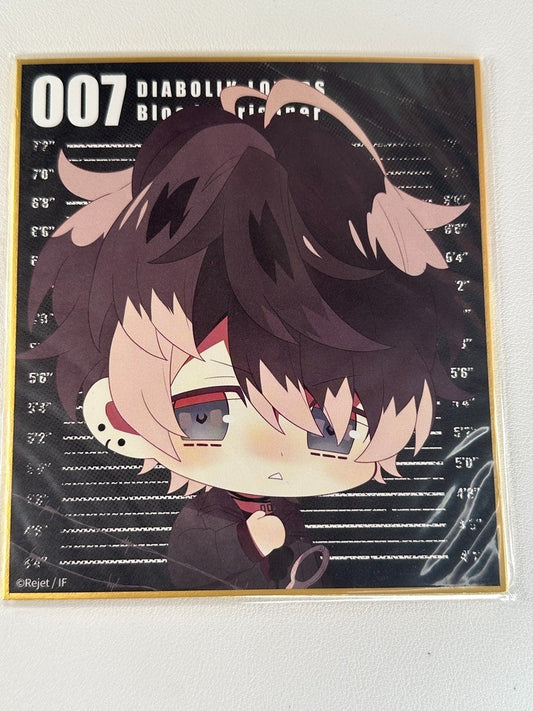 Diabolik Lovers Vampire Warrior Lottery Shikishi Board Ruki Mukami Blood Prison