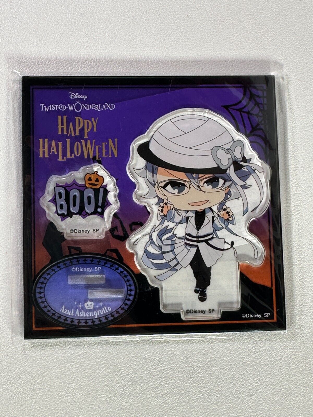 Twisted Wonderland Octavinelle Azul Ashengrotto Halloween Scary Dress Acrylic