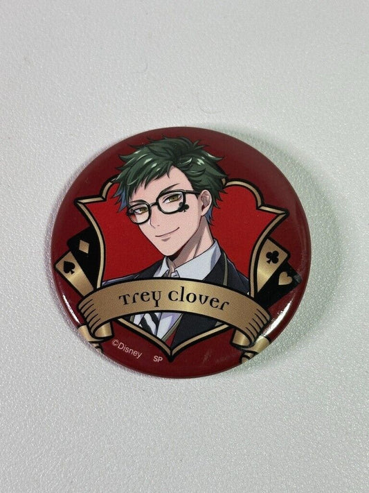 Twisted Wonderland Can Badge Heartslabyul Trey Clover Animation
