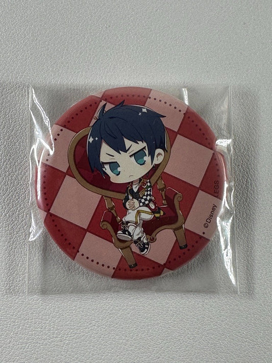 Twisted Wonderland Checkered Can Badge Heartslabyul Deuce Spade