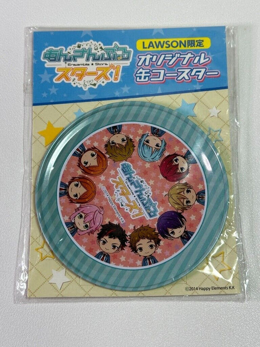 Ensemble Stars Happy Elements  Lawson Collab Coaster and Stand Blue
