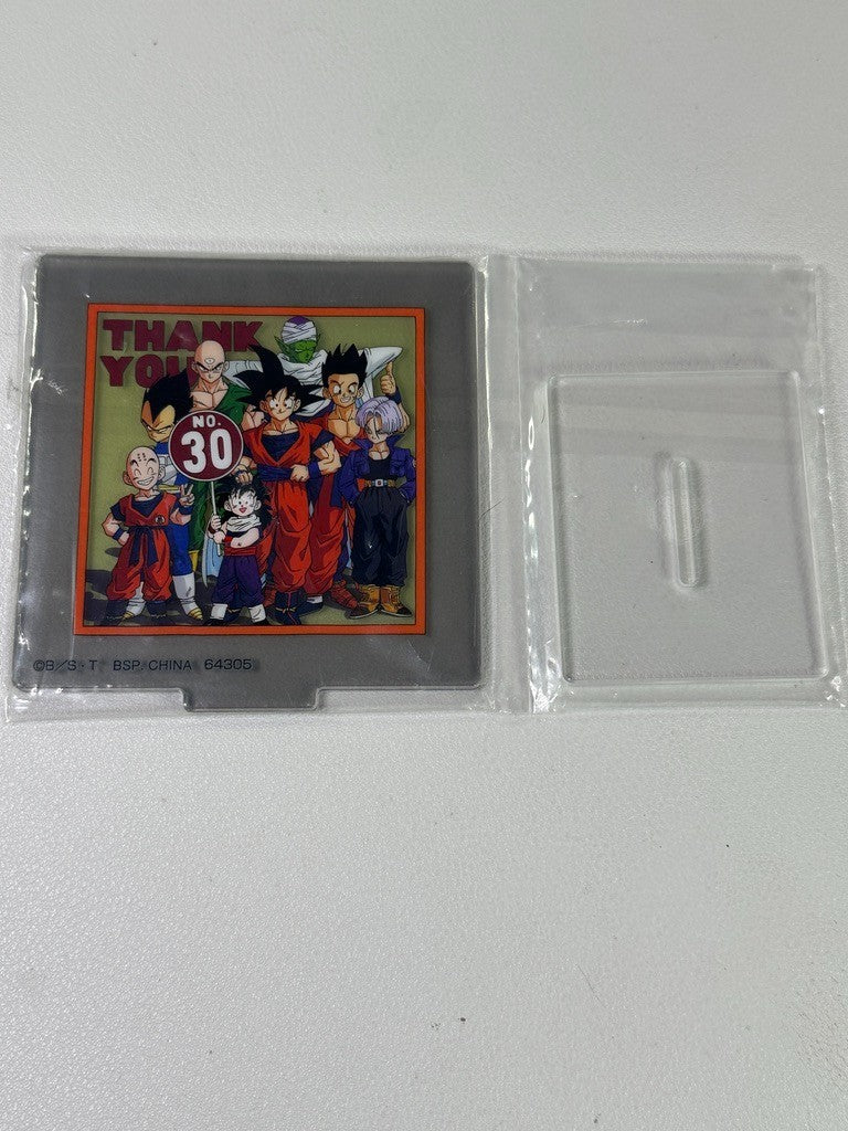 Dragon Ball Ichiban Kuji Acrylic Stand Thank You 30 Trunks Goku Vegeta