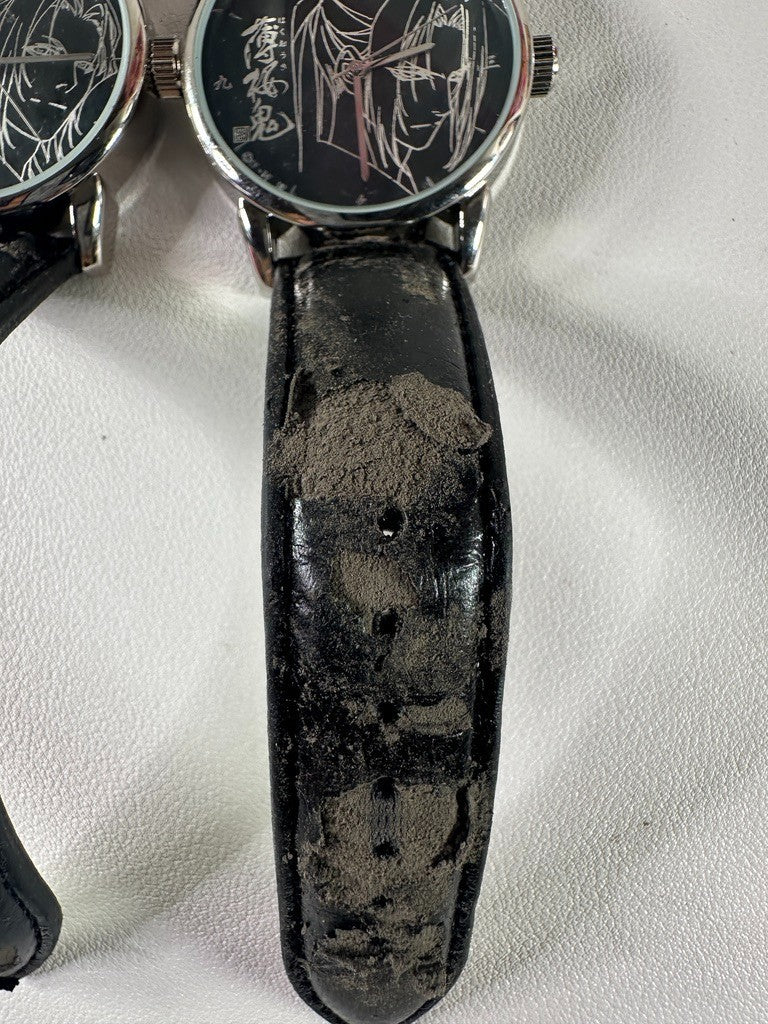 DAMAGED AS IS Hakuouki Wrist Watch Set Souji Okita
