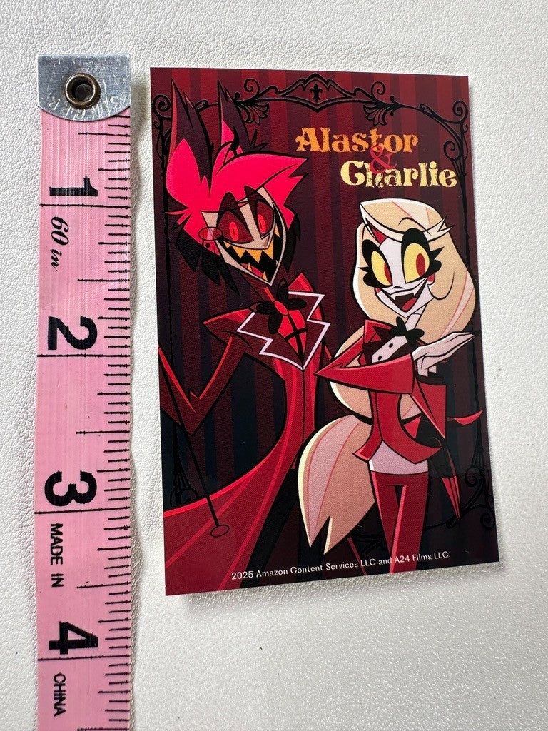 Hazbin Hotel Ikebukuro Pop Up Shop Promotional Sticker Charlie Alastor