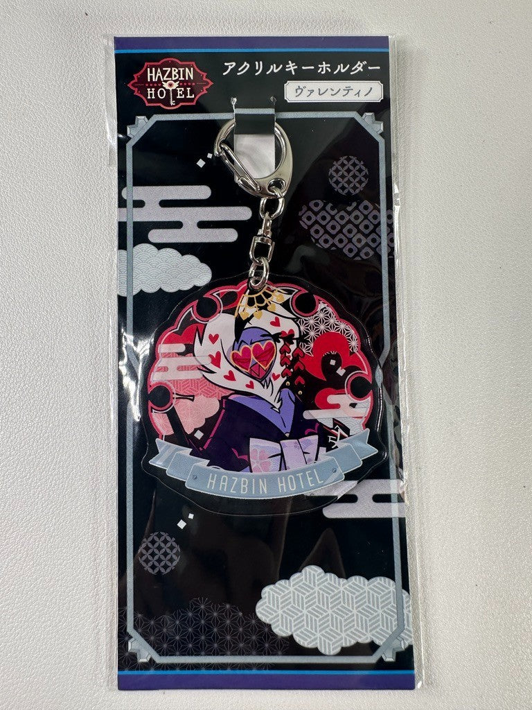 Hazbin Hotel Animate Cafe Kimono Acrylic Keychain Valentino