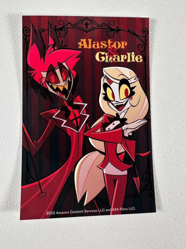 Hazbin Hotel Ikebukuro Pop Up Shop Promotional Sticker Charlie Alastor