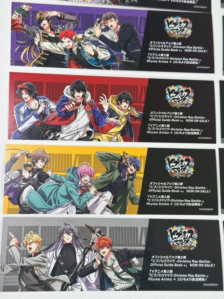 Hypnosis Mic Division Rap Battle Rhyme Anima + Collab Bookmark Doppo Hifumi