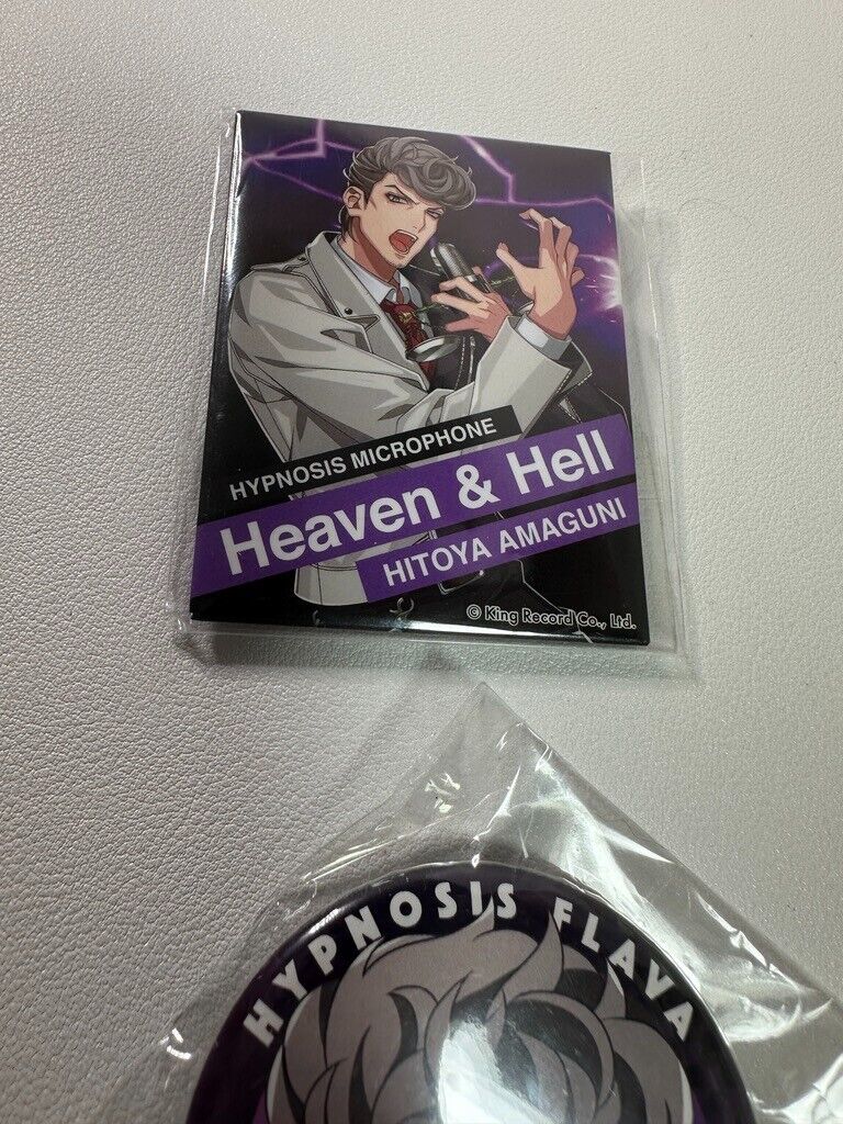 Hypnosis Mic Bad Temple Nagoya Division Can Badge Set Hitoya Amaguni