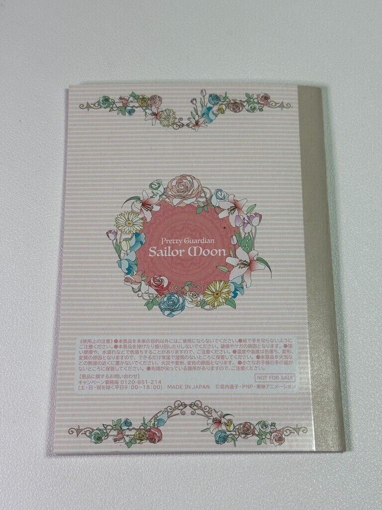 Sailor Moon Mini Notebook Inner Scouts Mercury Mars Jupiter Venus