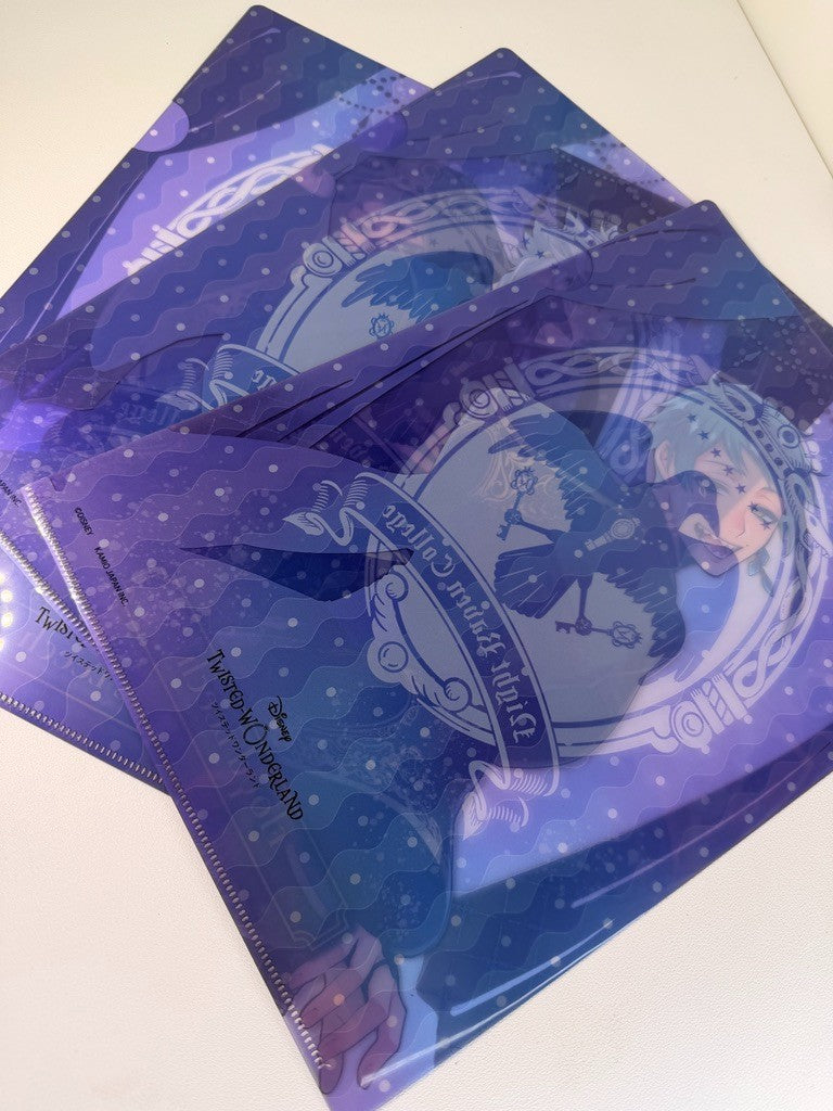 Twisted Wonderland Clear File Set Octavinelle Jade Floyd Azul Ceremony